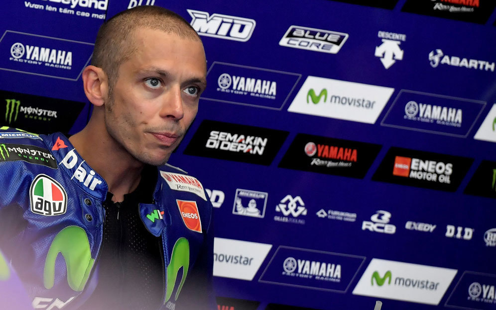 Valentino Rossi (c) AFP