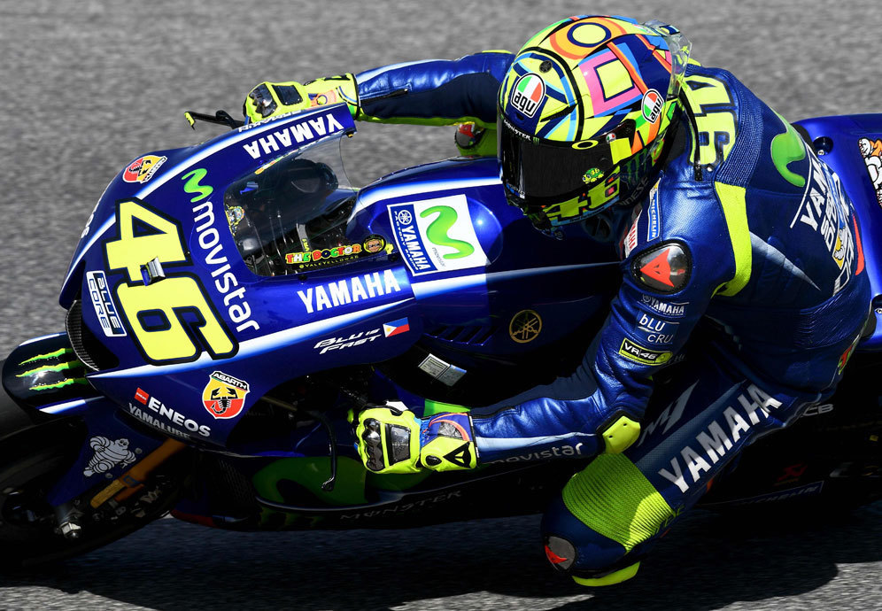 Valentino Rossi (c) AFP