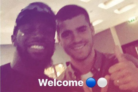 Stories Instragram Bakayoko bersama Morata