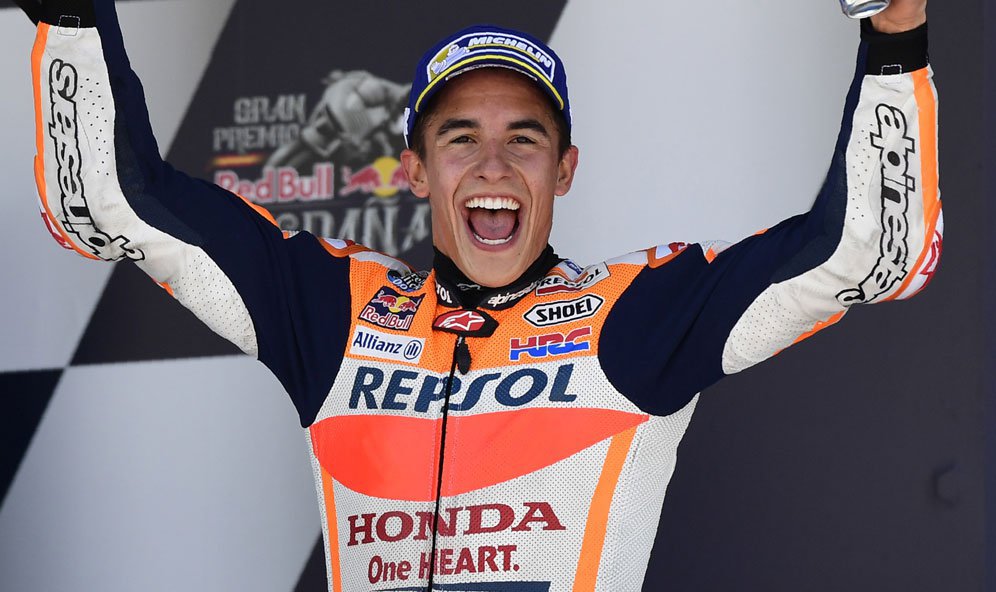 Marc Marquez (c) AFP
