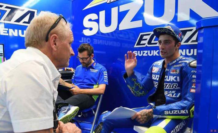 Kevin Schwantz dan Andrea Iannone (c) StadioSport.it