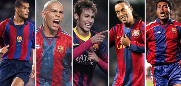Beberapa pemain Brasil yang pernah perkuat Barcelona (c) Marca