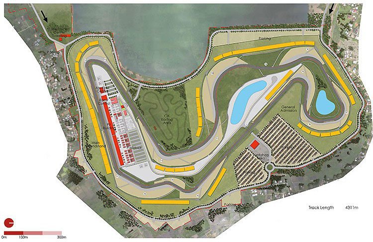 Perencanaan Sirkuit Jakabaring, Palembang (c) Speedweek