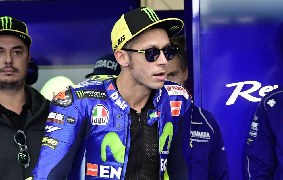 Valentino Rossi (c) AFP