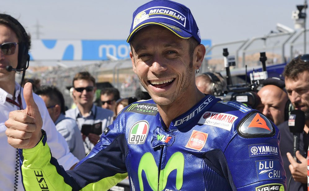 Valentino Rossi (c) AFP