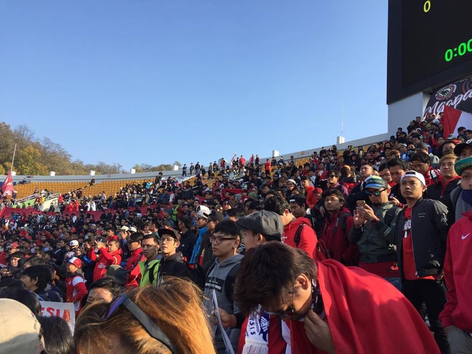 Paju Public Stadium Dipadati Fans Indonesia [c] Komunitas Migran Brebes