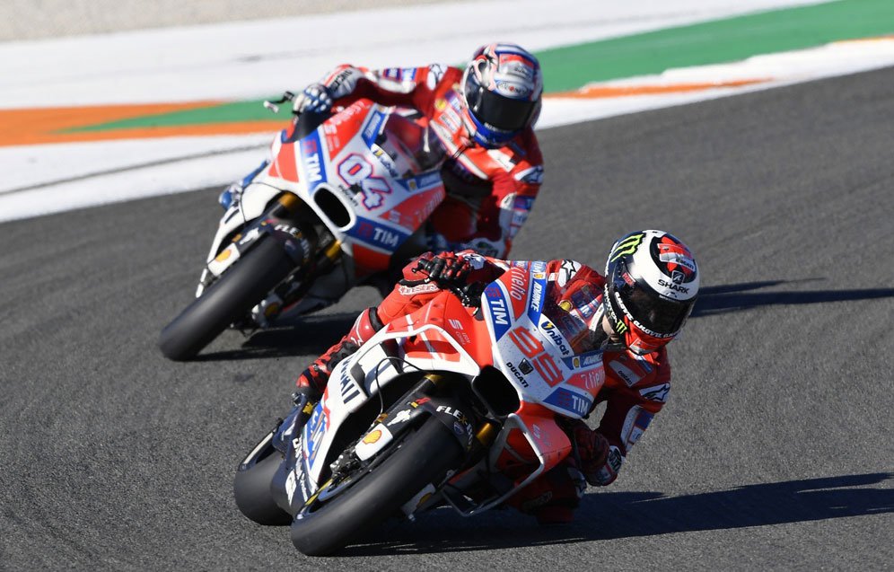 Jorge Lorenzo dan Andrea Dovizioso (c) Ducati