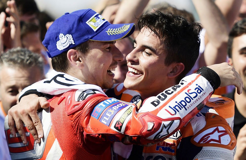 Jorge Lorenzo dan Marc Marquez (c) AFP