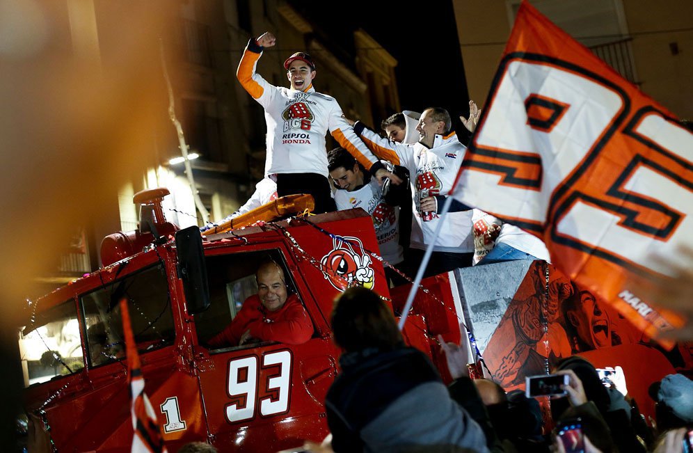 Marc Marquez (c) AFP