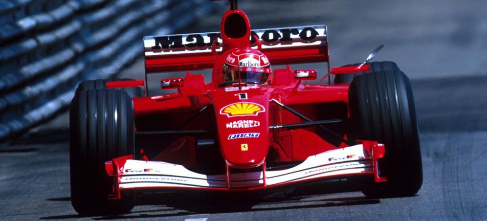 Ferrari F2001 milik Michael Schumacher. (c) Formula 1
