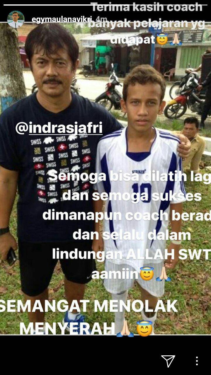 Tribute Egy untuk Indra Sjafri