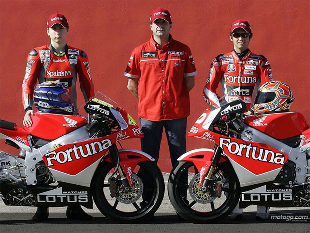 Jorge Lorenzo, Dani Amatriain dan Hector Barbera (c) Istimewa