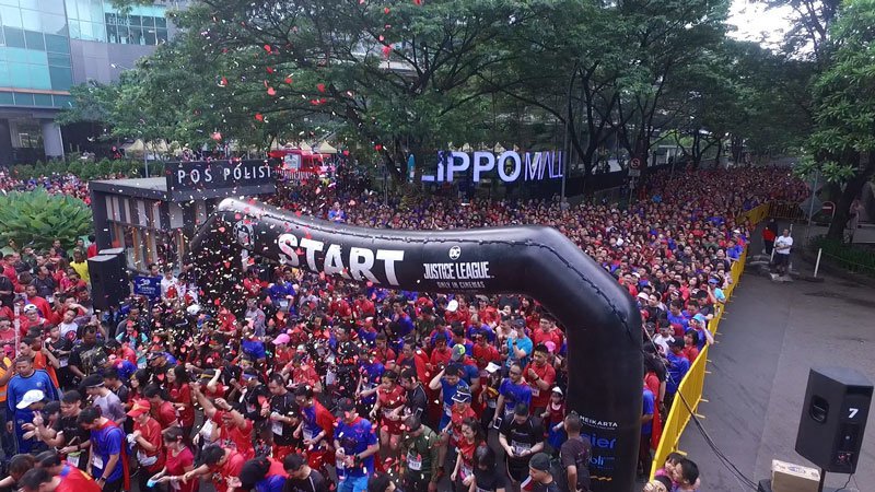 Antusiasme Masyarakat Untuk Mengikuti Justice League Run
