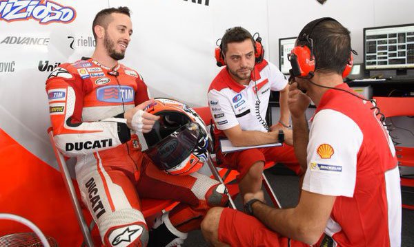 Andrea Dovizioso dan Alberto Giribuola (c) Twitter/Alberto Giribuola