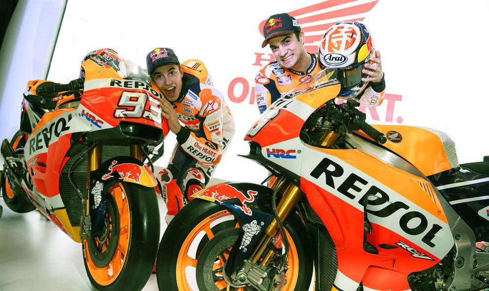 Marc Marquez dan Dani Pedrosa (c) HRC
