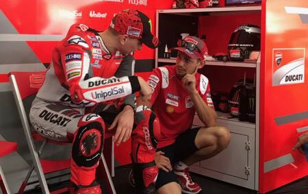 Jorge Lorenzo dan Casey Stoner (c) Ducati