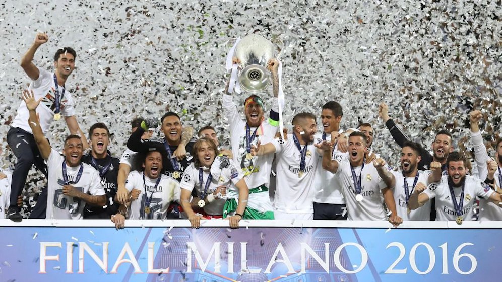 Selebrasi juara Real Madrid 