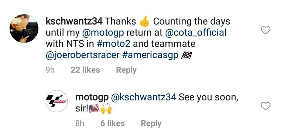 Komentar Kevin Schwantz di Instagram MotoGP. (c) Instagram