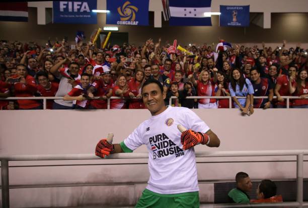 Keylor Navas (c) AFP