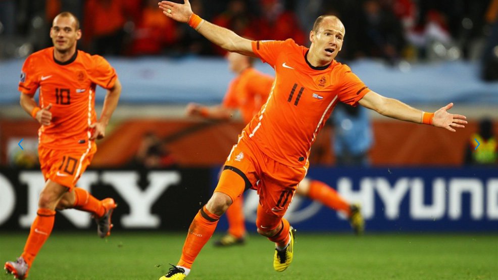 Arjen Robben saat membela Timnas Belanda (c) FIFA