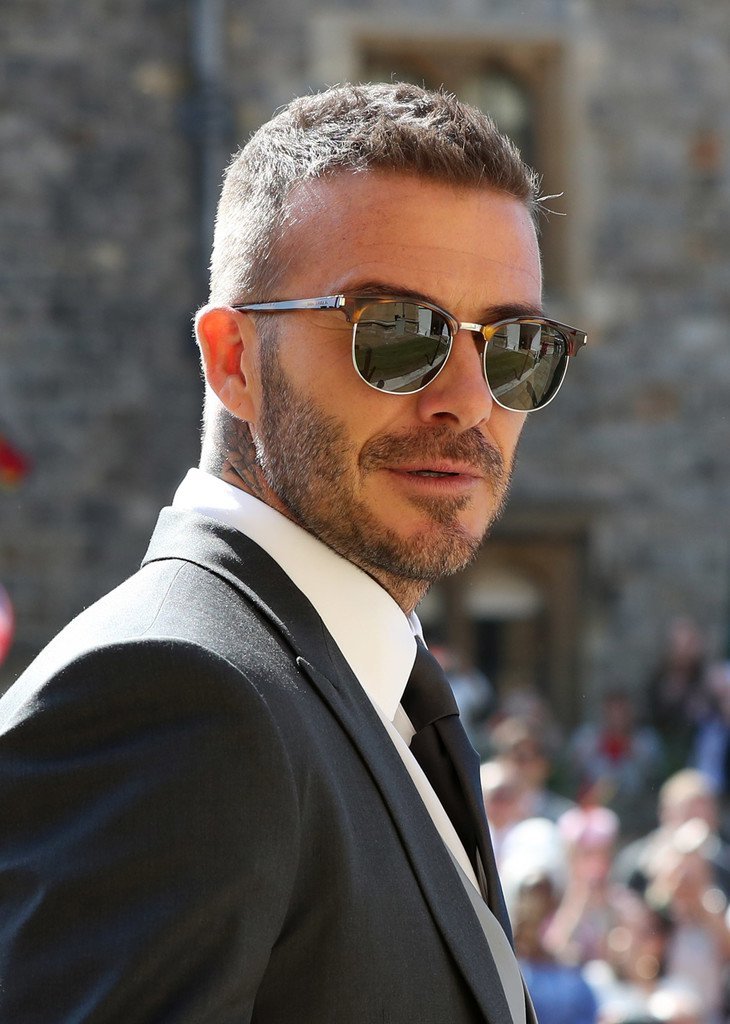 David Beckham dan Victoria Beckham menghadiri Royal Wedding Kerajaan Inggris
