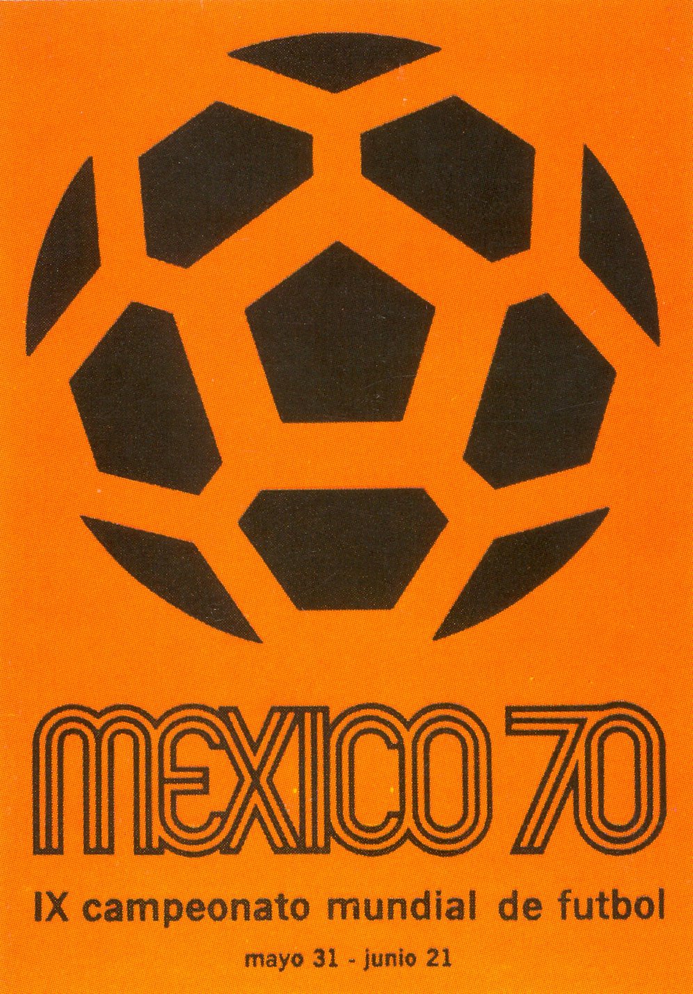 Poster Piala Dunia 1970, Meksiko