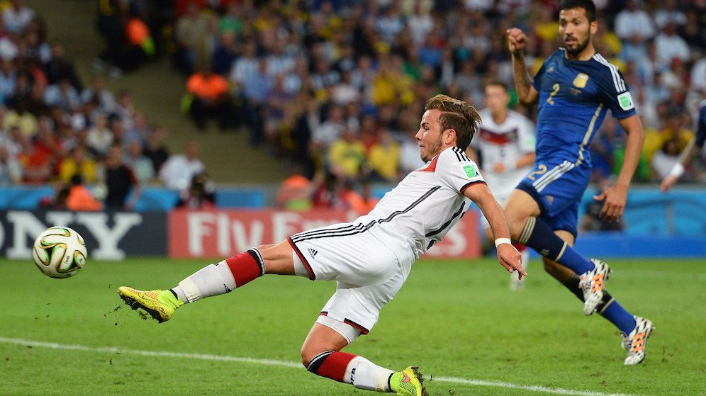 Mario Goetze mencetak gol kemenangan Jerman.
