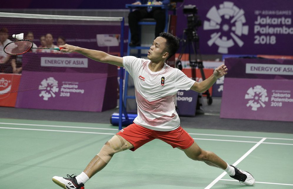 Anthony Ginting Tampil di Final Asian Games 2018 (AP)