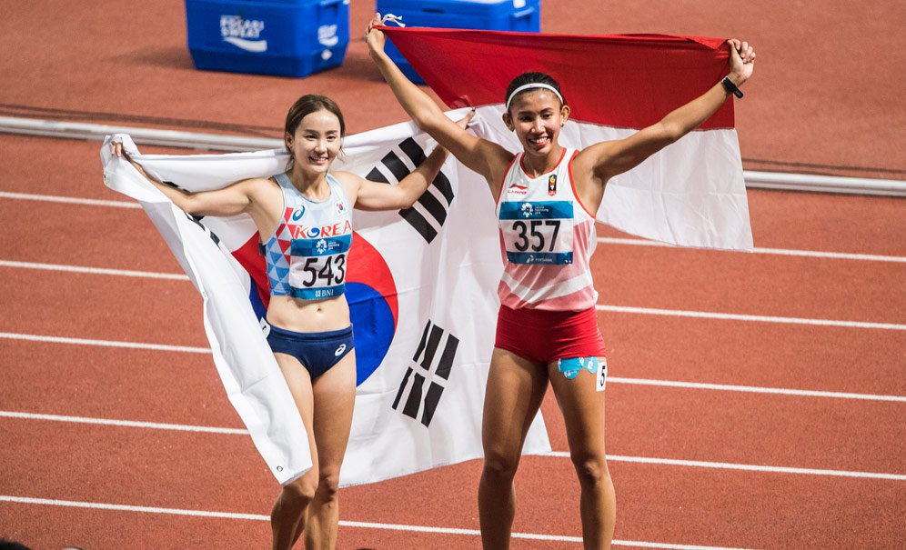 Hye Lim-jung dan Emilia Nova (c) Inasgoc/Antara