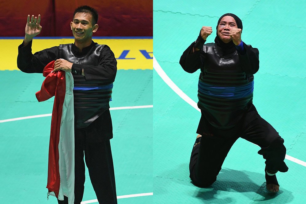 Iqbal Candra Pratama dan Sarah Tria Monita (c) Inasgoc/Antara