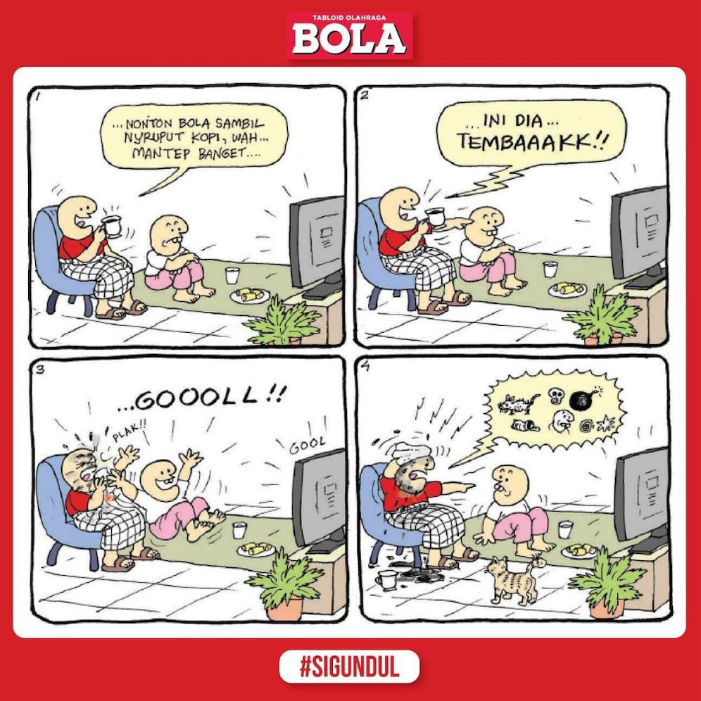 Bikin Ngakak Ini 11 Komik Strip Si Gundul Yang Jadi Ikon Tabloid