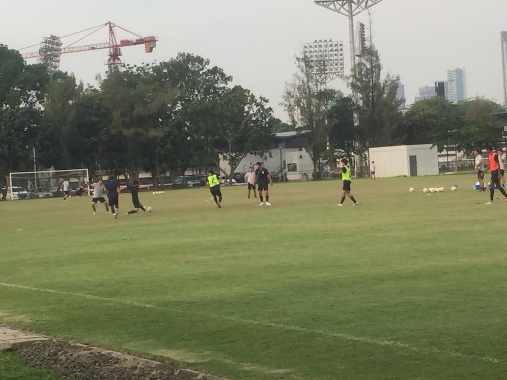 Suasana Latihan Timnas Jepang U-19 Pada hari Jumat (26/10) (c) Fitri Apriani