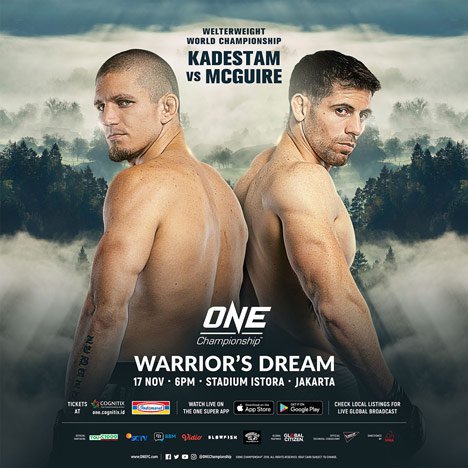 ONE Championship akan menggelar ONE: WARRIOR’S DREAM di Stadion Istora, Senayan, Jakarta, pada 17 November 2018 (c) One Championship