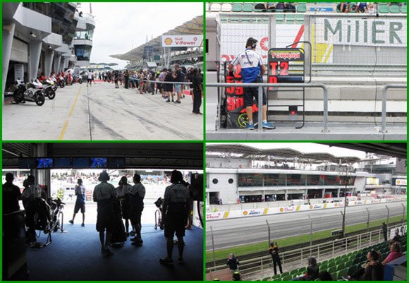 Menonton langsung MotoGP Malaysia 2018 di Sirkuit Sepang. (c) Bola.net/Anindhya Danartikanya
