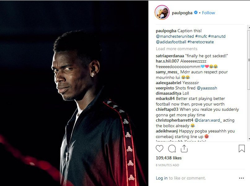 Unggahan Paul Pogba, Sumber Instagram.com/PaulPogba diambil pada tanggal 18 Desember 2018 Pukul 17.29 WIB (c) Instagram.com/PaulPogba