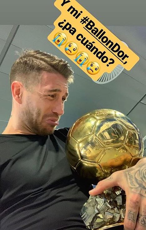 Ekspresi Sedih Sergio Ramos