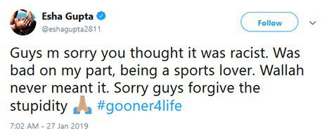 Permintaan Maaf Esha