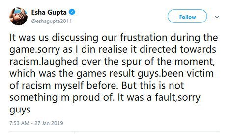 Permintaan Maaf Esha Gupta