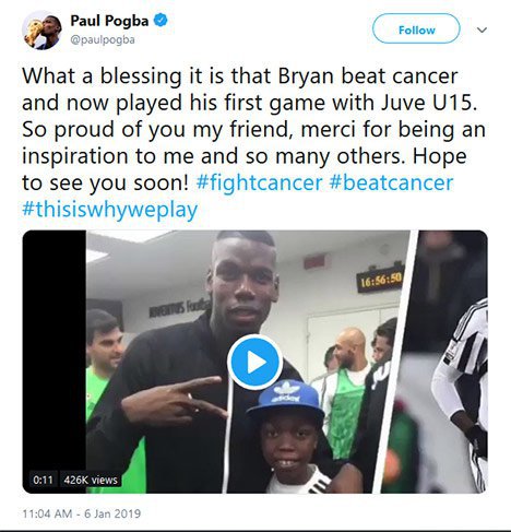 Tweet Pogba