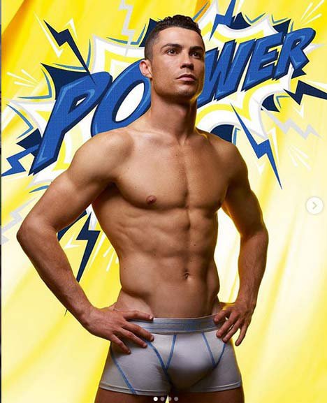 Celana dalam SS19 CR7 (c) Tangkap layar Instagram @cristiano
