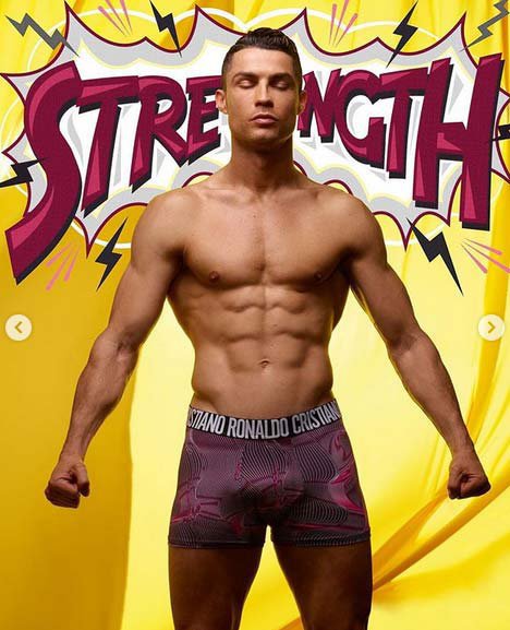 Celana dalam SS19 CR7 (c) Tangkap layar Instagram @cristiano