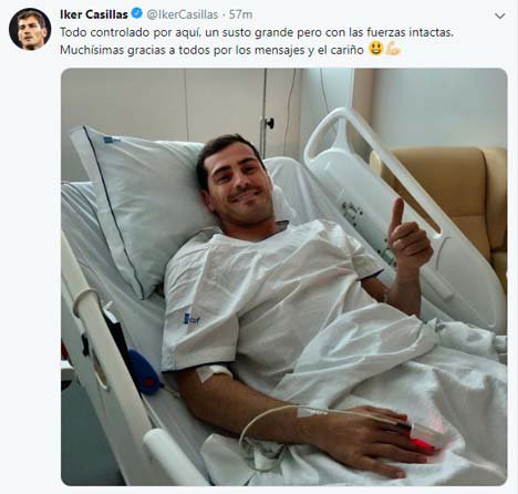 (c) Twitter @IkerCasillas