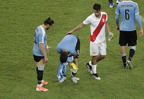 Luis Suarez, Uruguay (c) AP Photo