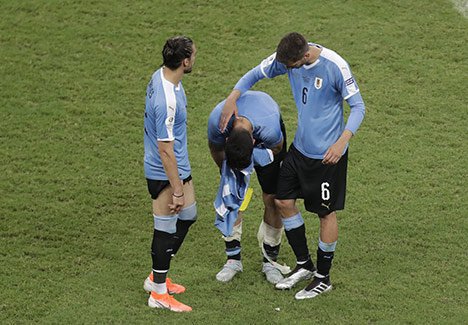 Luis Suarez, Uruguay (c) AP Photo