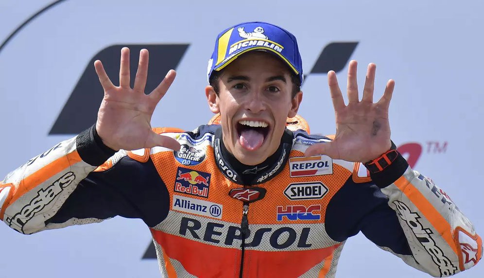 Marc Marquez di MotoGP Jerman 2019 (c) AFP