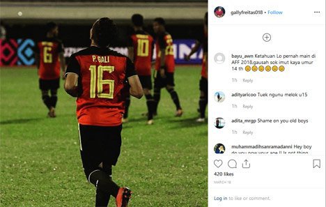 Unggahan Paulo Freitas di instagram pribadinya pada 18 Maret 2019 lalu. (c) instagram.com/gallyfreitas018