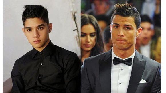 Al Ghazali dan Cristiano Ronaldo (c) ist