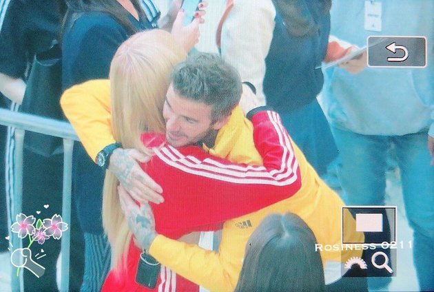 Blackpink dan David Beckham (c) Ist