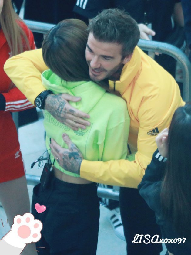 Blackpink dan David Beckham (c) Ist