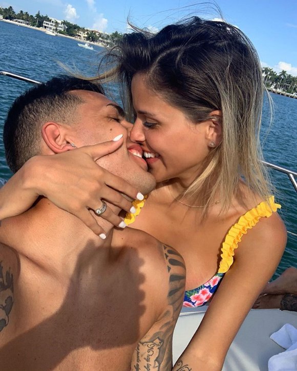 Leandro Paredes dan Camila Galante (c) Instagram.com/ccamilagalantee